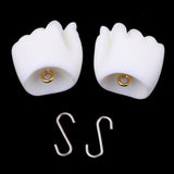 Max 1/4 BJD Giant Baby Doll Hands Resin Fat Hands Type White Skin #2