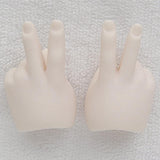 Max 1/4 BJD Giant Baby Doll Hands Resin Fat Hands Type White Skin #3