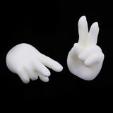 Max 1/4 BJD Giant Baby Doll Hands Resin Fat Hands Type White Skin #3