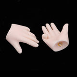 Max 1/4 BJD Giant Baby Doll Hands Resin Fat Hands Type Pink Skin #1