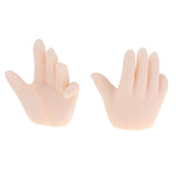 Max 1/4 BJD Giant Baby Doll Hands Resin Fat Hands Type Pink Skin #1