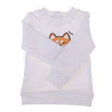 Maxbell Fashion Doll Clothes Round Neck Sweatshirt Pullover Top For 70cm Uncle BJD Outfit Accessory White