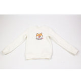 Maxbell Fashion Doll Clothes Round Neck Sweatshirt Pullover Top For 70cm Uncle BJD Outfit Accessory White