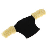 Max Trendy Splicing Plush Sleeve Pullover for Blythe Doll Casual Clothing Yellow