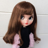 Max Trendy Splicing Plush Sleeve Pullover for Blythe Doll Casual Clothing Pink