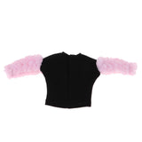 Max Trendy Splicing Plush Sleeve Pullover for Blythe Doll Casual Clothing Pink