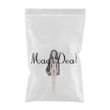 Max 14 Joints Female Doll Nude Body with Black Hair for 1/6 BJD, XinYi Doll Accs