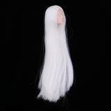 Max 1/6 Male BJD Doll White Hair Head Sculpt Ball-Jointed Doll Body Parts Accs