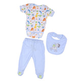 Max Lovely Printed Rompers Pants & Bibs For 20'' Newborn Infant Doll Accessories