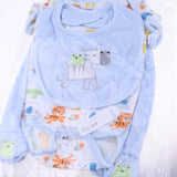 Max Lovely Printed Rompers Pants & Bibs For 20'' Newborn Infant Doll Accessories