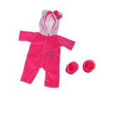 Max Plush Doll Hoodies Romper Jumpsuits For 18inch Girl Doll Rosy Cat