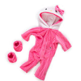 Max Plush Doll Hoodies Romper Jumpsuits For 18inch Girl Doll Rosy Cat