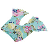 Max Fashion Floral Top & Pants Set for 18inch Doll Accs Light Blue
