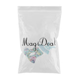 Max Fashion Floral Top & Pants Set for 18inch Doll Accs Light Blue