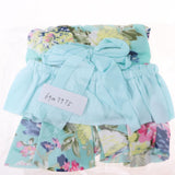 Max Fashion Floral Top & Pants Set for 18inch Doll Accs Light Blue