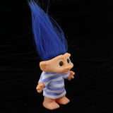 Maxbell Delicate Lucky Troll Doll Mini Action Figures Toy Cake Decorations #6