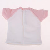 Max 1/6 Lovely Short Sleeve T-shirt Tops for Blythe Azone Licca Doll Accs Pink