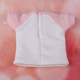 Max 1/6 Lovely Short Sleeve T-shirt Tops for Blythe Azone Licca Doll Accs Pink