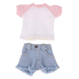 Max Doll T-shirt Short Pants for 1/6 Blythe Doll Outfit Clothes Accessory Pink