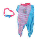 Max Doll Outfit Romper Jumpsuits Hairband Set For 18 inch Dolls
