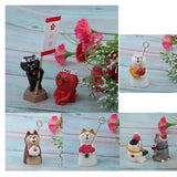 Max 1/12 Kitten Animal Model Miniature Dollhouse Figurine Shiba Inu with Cake