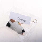 Max 1/12 Dollhouse Miniature Cat with Flower Model Home Desk Top Ornament Gift