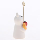 Max 1/12 Kitten Animal Model Miniature Dollhouse Figurine  Sea Bear with Fruit