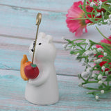 Max 1/12 Kitten Animal Model Miniature Dollhouse Figurine  Sea Bear with Fruit