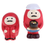 Max 2pcs 1/12 Dollhouse Miniature Dharma People Model Room Desk Top Decor Gift