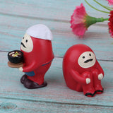 Max 2pcs 1/12 Dollhouse Miniature Dharma People Model Room Desk Top Decor Gift