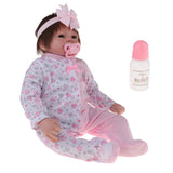 Max Adorable 21inch Reborn Doll Full Silicone Newborn Infant Baby Girl Doll Mold