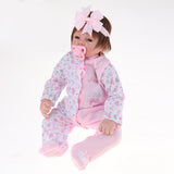 Max Adorable 21inch Reborn Doll Full Silicone Newborn Infant Baby Girl Doll Mold