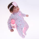 Max Adorable 21inch Reborn Doll Full Silicone Newborn Infant Baby Girl Doll Mold