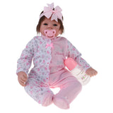 Max Adorable 21inch Reborn Doll Full Silicone Newborn Infant Baby Girl Doll Mold