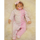 Max Adorable 21inch Reborn Doll Full Silicone Newborn Infant Baby Girl Doll Mold