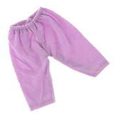 Max Mini Baby Doll Pants & Underwear for 18inch Girl Dolls Purple