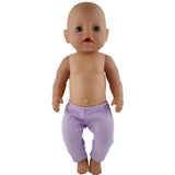 Max Mini Baby Doll Pants & Underwear for 18inch Girl Dolls Purple