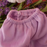 Max Mini Baby Doll Pants & Underwear for 18inch Girl Dolls Purple