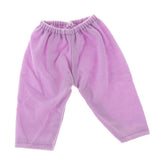 Max Mini Baby Doll Pants & Underwear for 18inch Girl Dolls Purple