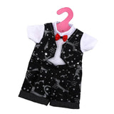 Max Lovely Fake Two Pieces Jumpsuit Suit for 18inch Doll Dress Up Accs