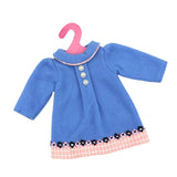 Max Lovely Doll Winter Dress for 18 inch Wear Accessories Blue