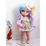 Max Sweet 16-inch Doll Wave Wig Curly Long Hair for 40cm Salon Doll DIY Supplies