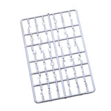 Max Adorable Miniature Mailbox Alphabet Letters For Crafting and Creating Silver