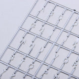 Max Adorable Miniature Mailbox Alphabet Letters For Crafting and Creating Silver