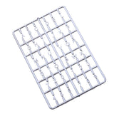 Max Adorable Miniature Mailbox Alphabet Letters For Crafting and Creating Silver