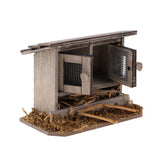 Max 1/12 Miniatures Dollhouse Wooden Simulation Chicken Coop Decoration