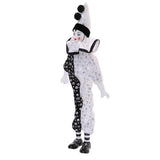 Max 38cm 15inch Vintage Porcelain Hanging Foot Clown Doll Harlequin Doll Model