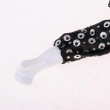 Max 38cm 15inch Vintage Porcelain Hanging Foot Clown Doll Harlequin Doll Model