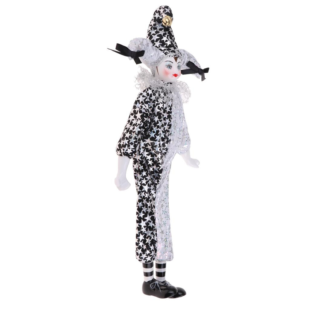 Max Porcelain Clown Doll Halloween Christmas Decoration Souvenirs Collections #1