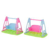 Max 1/12 Dollhouse Miniature Furniture Garden Swing Seat High Quality Plastic